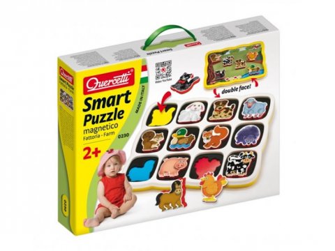 neuveden: Smart Puzzle magnetico Farm - Oboustranné magnetické puzzle