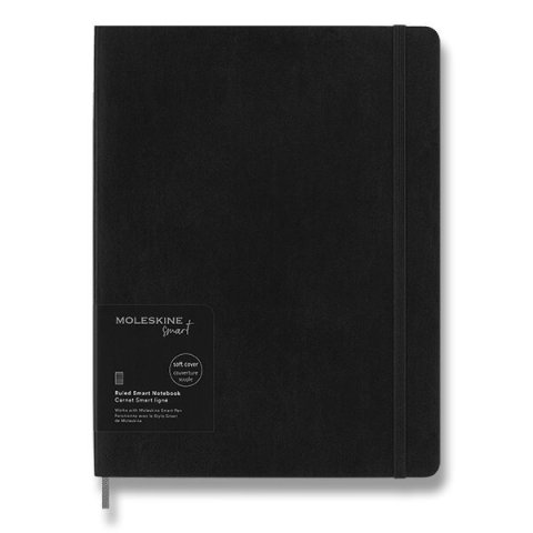 -: Zápisník Moleskine Smart - XL, linkovaný, měkké desky