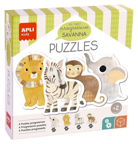 : Edukační puzzle My First Savannah 16 dílků