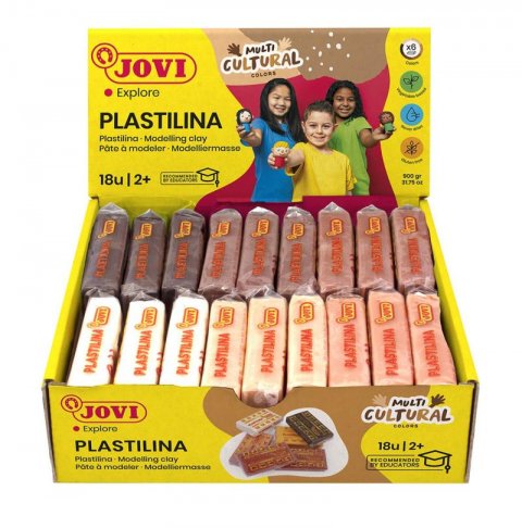 neuveden: Plastelína JOVI multikultura 18 x 50 g neuveden: Plastelína JOVI multikultura 18 x 50 g