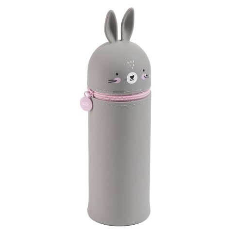 neuveden: Penál se zipem Little Pets - Králík, šedý