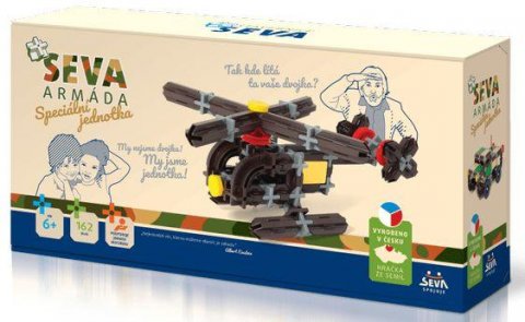 neuveden: Stavebnice SEVA - Armáda Speciální jednotka 162 ks