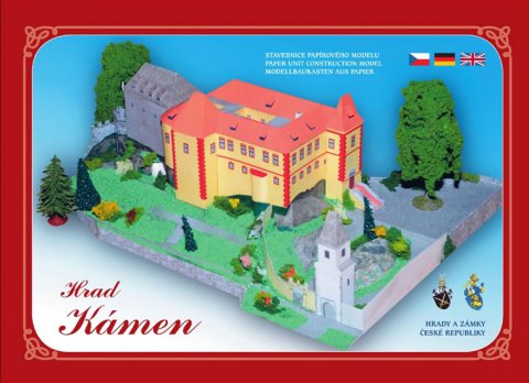 neuveden: Hrad Kámen u Pacova - Stavebnice papírového modelu