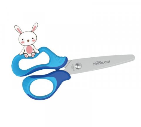 neuveden: Keyroad Dětské nůžky Soft 12,5 cm - modré