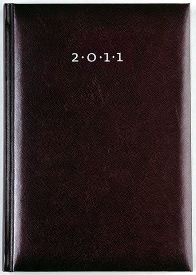 neuveden: Diář 2011 New Karachi denní A5 - bordó