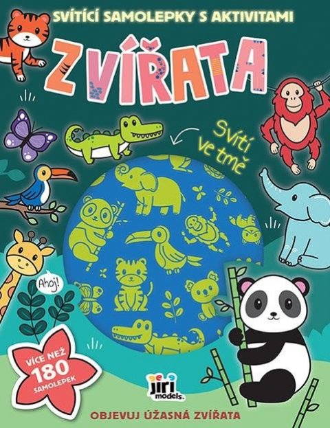 neuveden: Svítící samolepky s aktivitami Zvířata