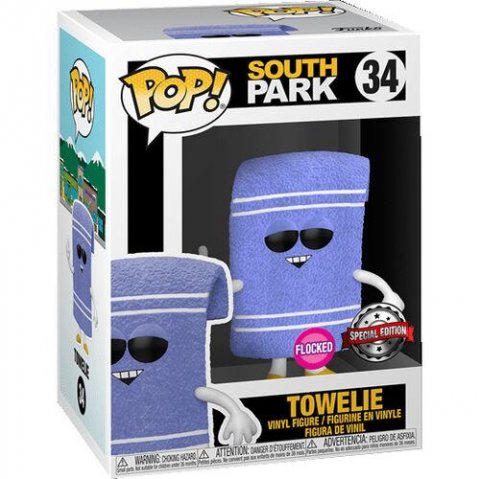 neuveden: Funko POP Animation: South Park - Towelie (FLOCKED exclusive special editio