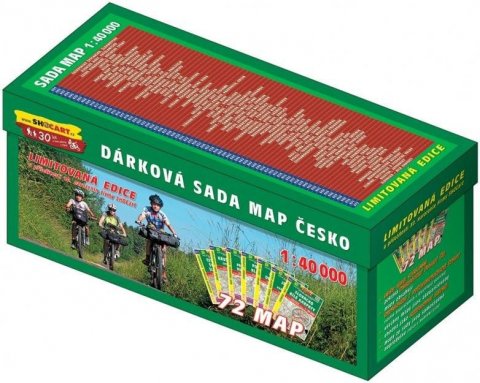 neuveden: Dárková sada map Česko 1:40 000 neuveden: Dárková sada map Česko 1:40 000