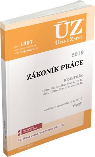 neuveden: ÚZ 1307 Zákoník práce 2019, rejstřík