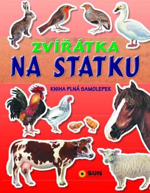neuveden: Zvířátka na statku - Kniha plná samolepek