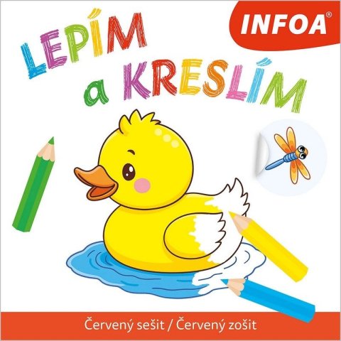neuveden: Lepím a kreslím - Červený sešit / Červený zošit
