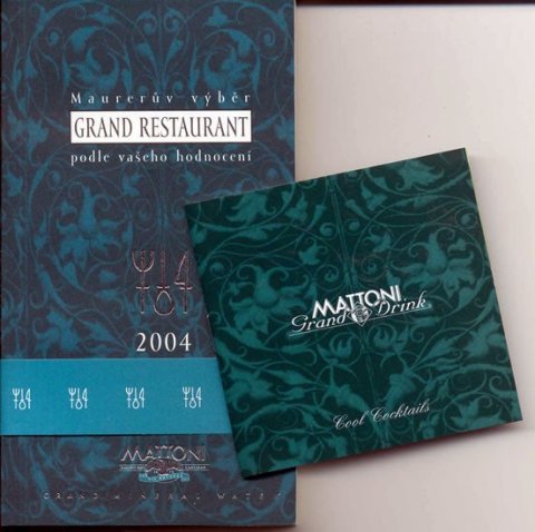 Maurer Pavel: Maurerův výběr Grand Restaurant podle vašeho hodnocení