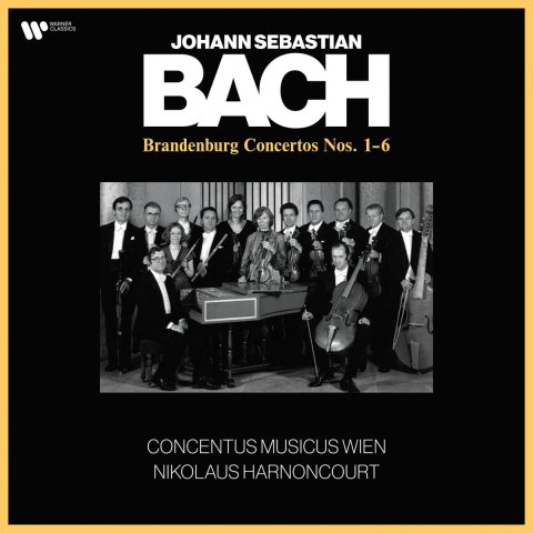 Bach Johann Sebastian: Brandenburg Concertos - Harnoncourt/Concertus Musicus Wien 1981 - 2 LP