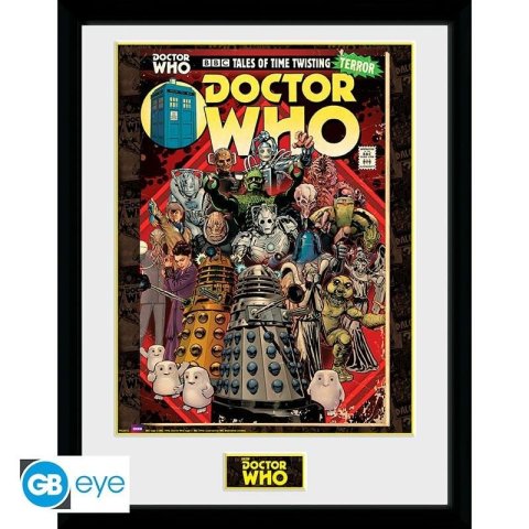 neuveden: Doctor Who Zarámovaný plakát - Vilains Comics