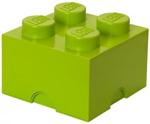 neuveden: Úložný box LEGO 4 - světle zelený