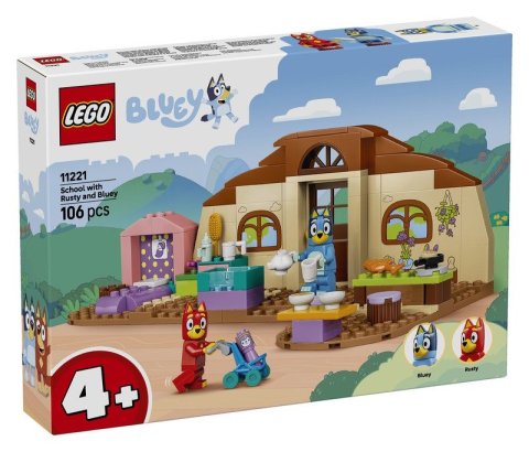 : LEGO® Bluey 11221 Rusty, Bluey a škola