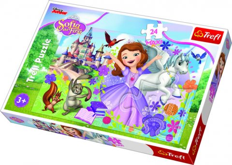 neuveden: Trefl Puzzle Sofie První - Barevný svět / 24 dílků MAXI