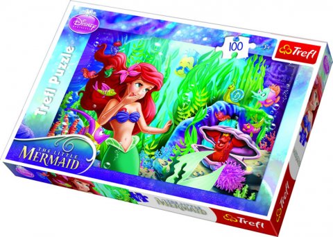 neuveden: Trefl Puzzle Malá mořská víla / 100 dílků