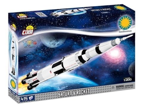 neuveden: Stavebnice COBI - SMITHSONIAN Saturn V raketa (50. výročí), 1:200, 415 kost