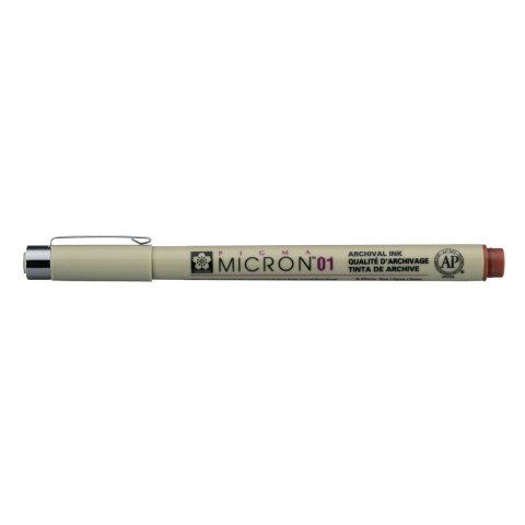 neuveden: Sakura liner Pigma Micron 01 - hnědý