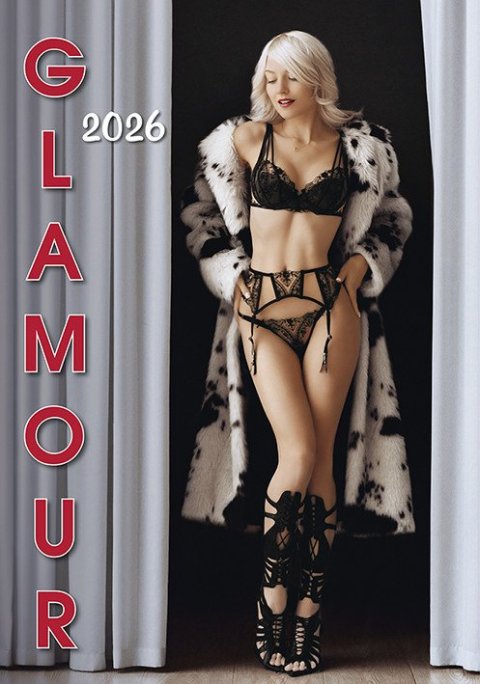 neuveden: Kalendář 2026 Glamour, nástěnný, 34 x 48,5 cm