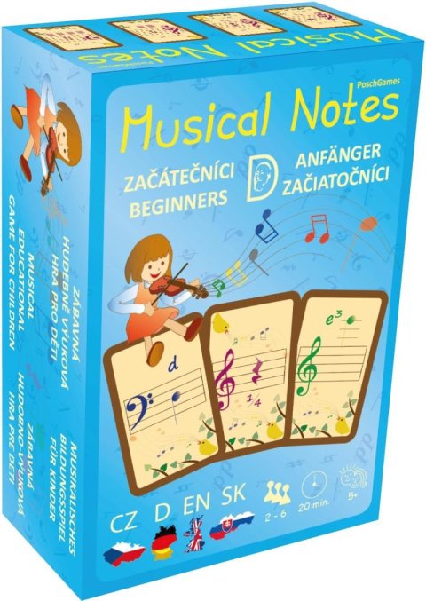 neuveden: Notové karty Začátečníci