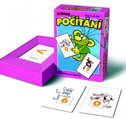 neuveden: Vzdělávací karty - Počítání - Rákosníček