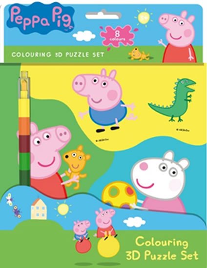 neuveden: Prasátko Peppa - Omalovánky 3D postavy