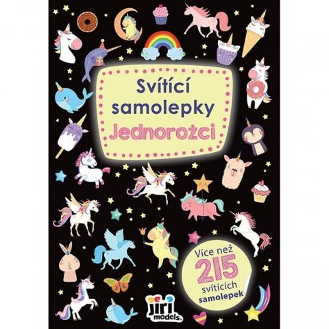 neuveden: Jednorožci - Svítící samolepky