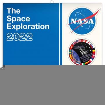 neuveden: Kalendář 2022 poznámkový: NASA, 30 × 30 cm