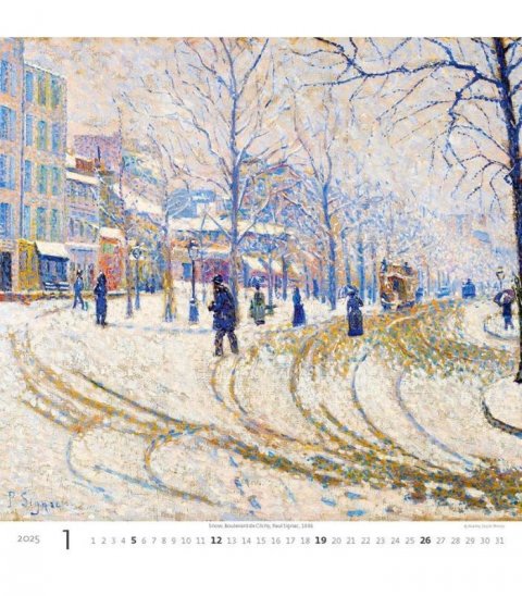 neuveden: Kalendář nástěnný 2025 - Impressionism