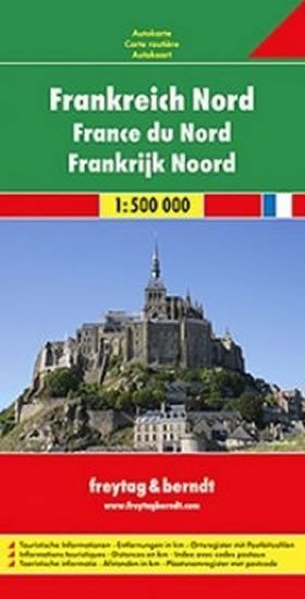 neuveden: AK 0405 Francie sever 1:500 000 / automapa