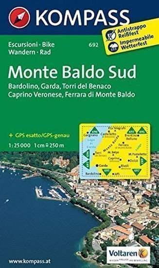 neuveden: Monte Baldo Sud 692 / 1:25T NKOM