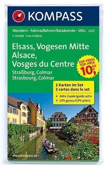 neuveden: Elsass/Vogesen Mitte 2221 NKOM 1:50