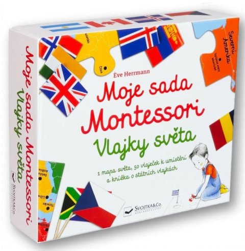 Herrmann Éve: Moje sada Montessori Vlajky světa Herrmann Éve: Moje sada Montessori Vlajky světa
