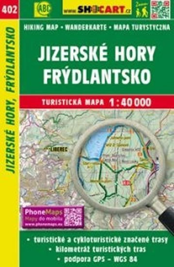 neuveden: SC 402 Jizerské hory, Frýdlantsko 1:40 000