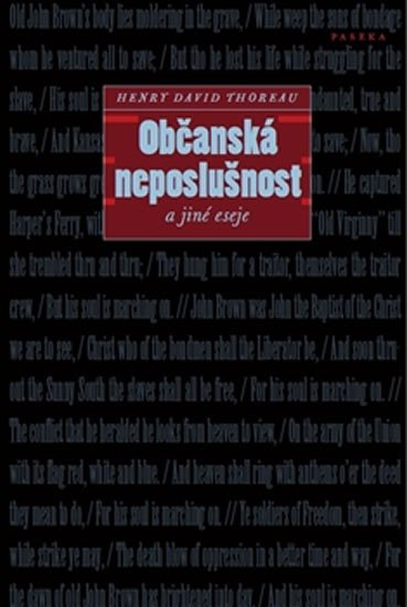 Thoreau Henry David: Občanská neposlušnost a jiné eseje