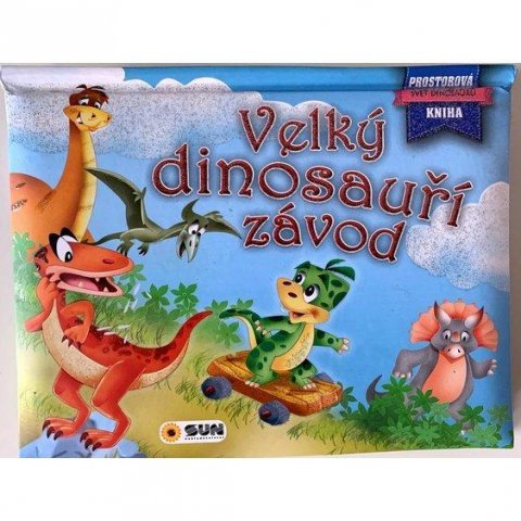 neuveden: Velký dinosauří závod - Prostorová kniha