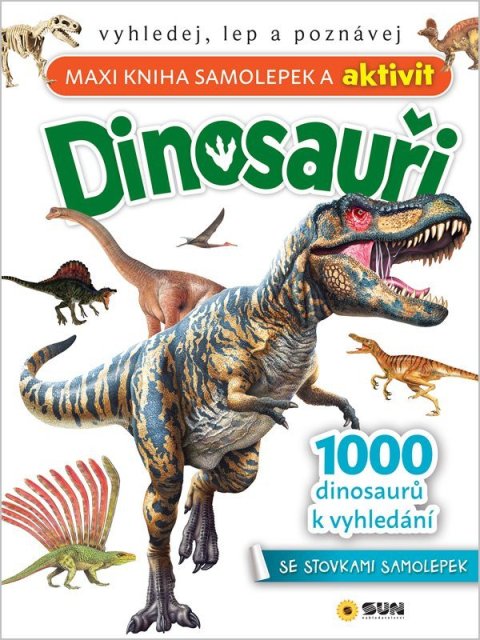 : Maxi kniha samolepek a aktivit Dinosauři