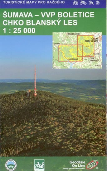 neuveden: Šumava VVP-Boletice CHKO-Blanský les 1:25 000 (turistická mapa)