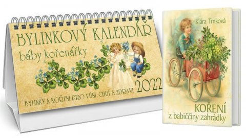 Trnková Klára: Kalendář 2022 Bylinkový + Koření z babiččiny zahrádky