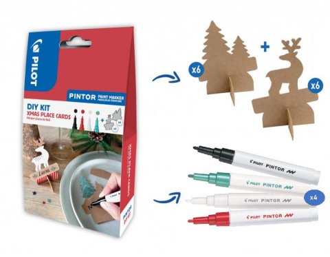 neuveden: PILOT Pintor Fine Kreativní sada akrylových popisovačů 0,9-1,5mm - XMAS 4 k neuveden: PILOT Pintor Fine Kreativní sada akrylových popisovačů 0,9-1,5mm - XMAS 4 k
