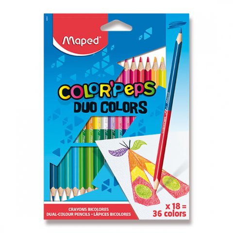 neuveden: Maped - Pastelky trojhranné Color´Peps Duo 36 barev