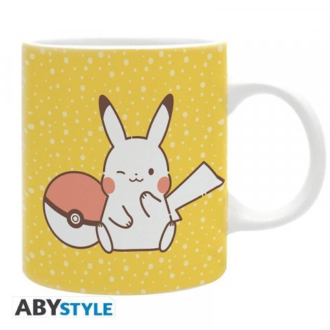 neuveden: Pokémon Keramický hrnek 320 ml - Chibi Pikachu