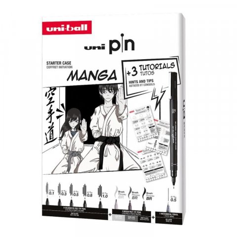 neuveden: UNI PIN dárkový box - edice Manga (9ks)
