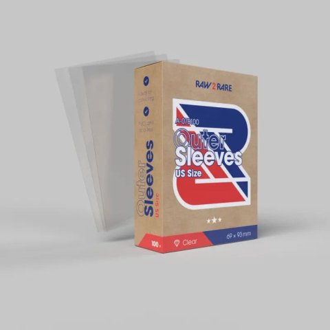 : Obaly na karty: Outer Sleeves US - Průhledné 69 x 93 mm