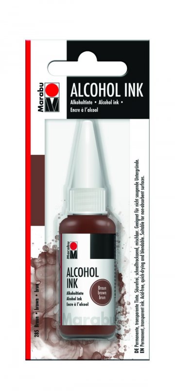 neuveden: Marabu Alkoholový inkoust/hnědý 20 ml