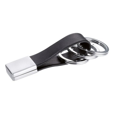 neuveden: Troika klíčenka - s koženým poutkem 