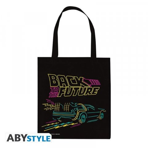 neuveden: Back to the Future Taška přes rameno - Neon DeLorean