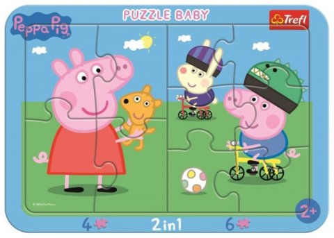 neuveden: Trefl Puzzle Peppa Pig Baby 2v1